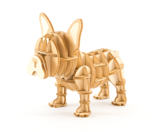 French Bulldog Puzzle - Ki Gu Mi - Wooden Art